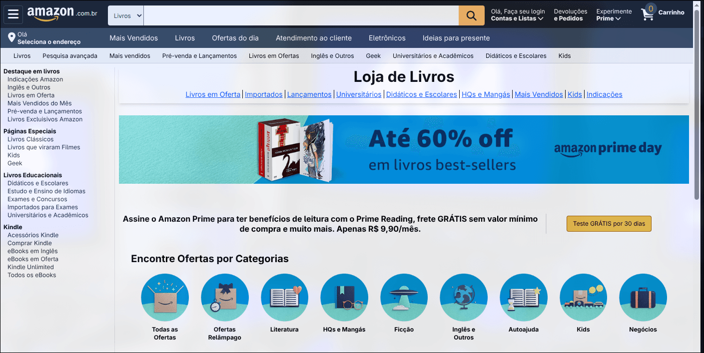Capa do projeto Clone Amazon